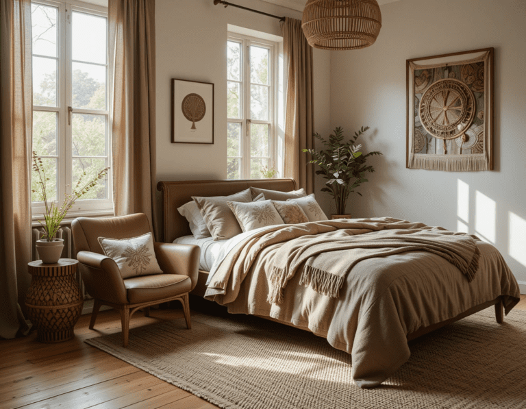 Eco-friendly textiles like Pinatex and organic cotton in sustainable interior design