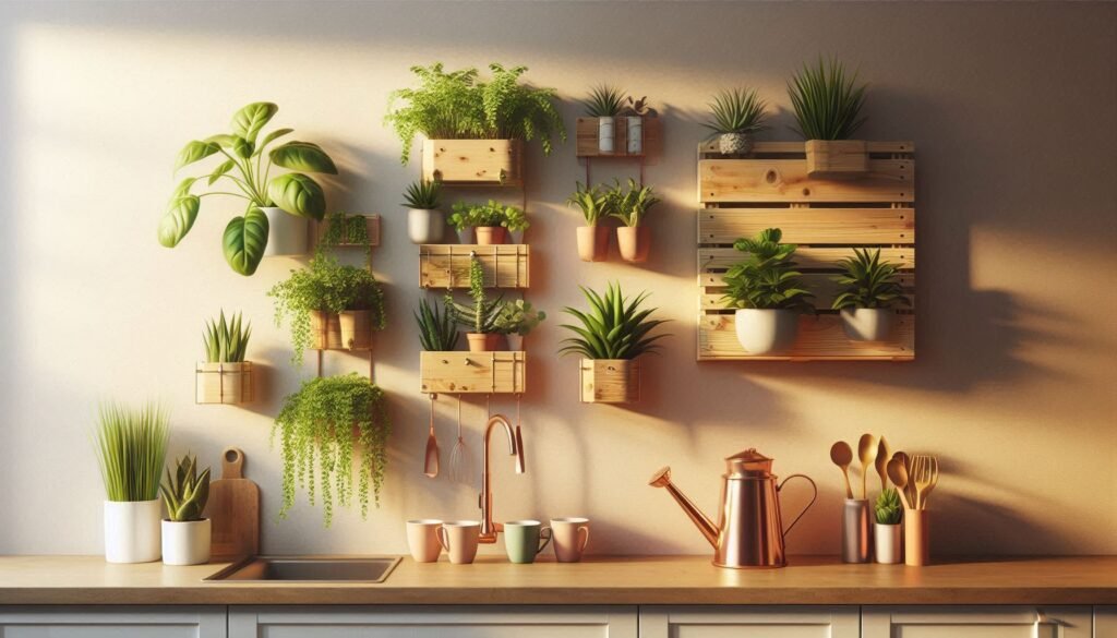 Vertical garden for apartment