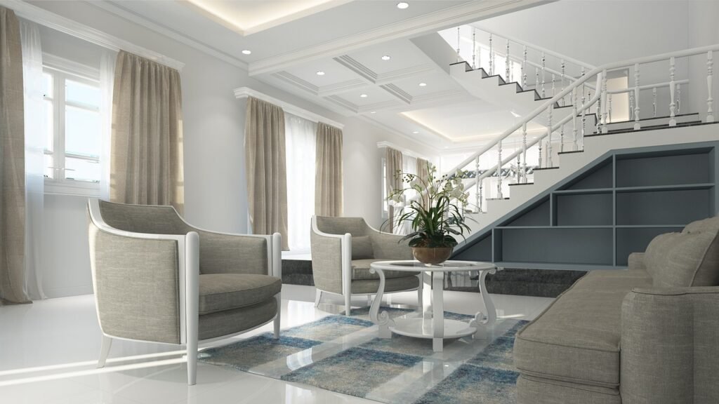 light-filled living room design