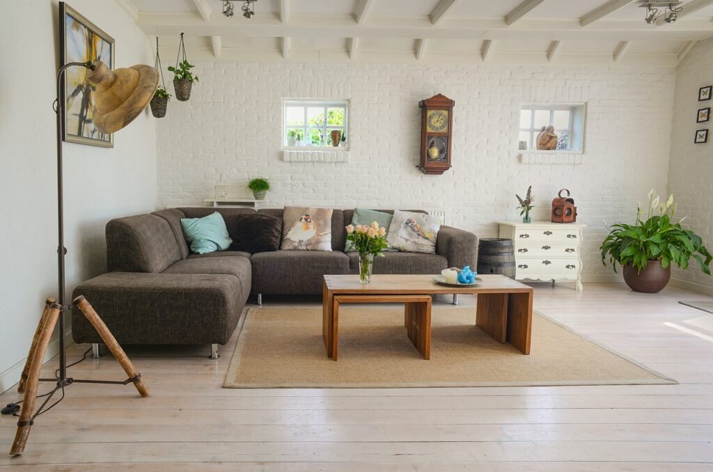 neutral color palette living room