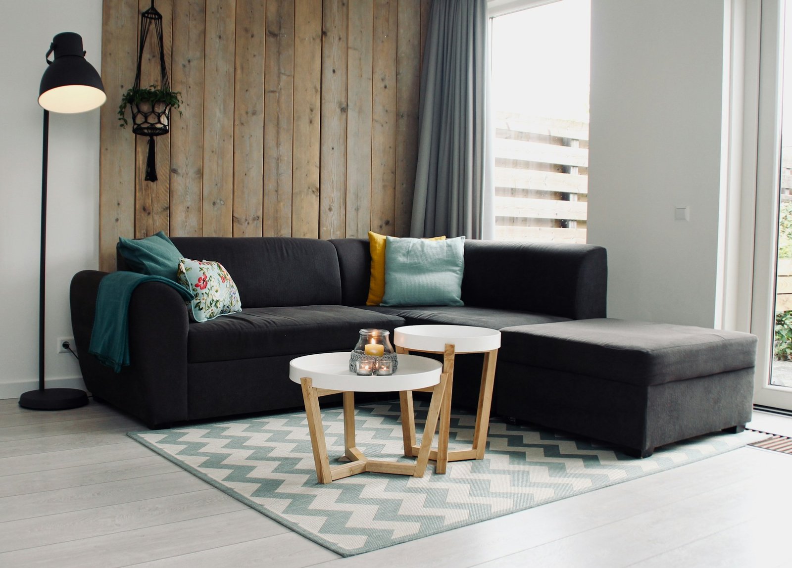 white living room