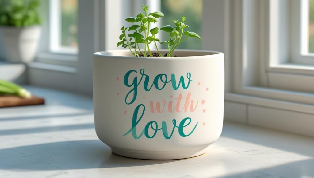 Garden Quote pots