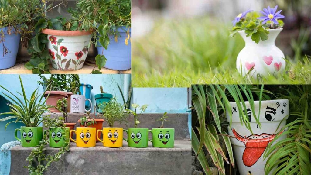 seasonal plant pots